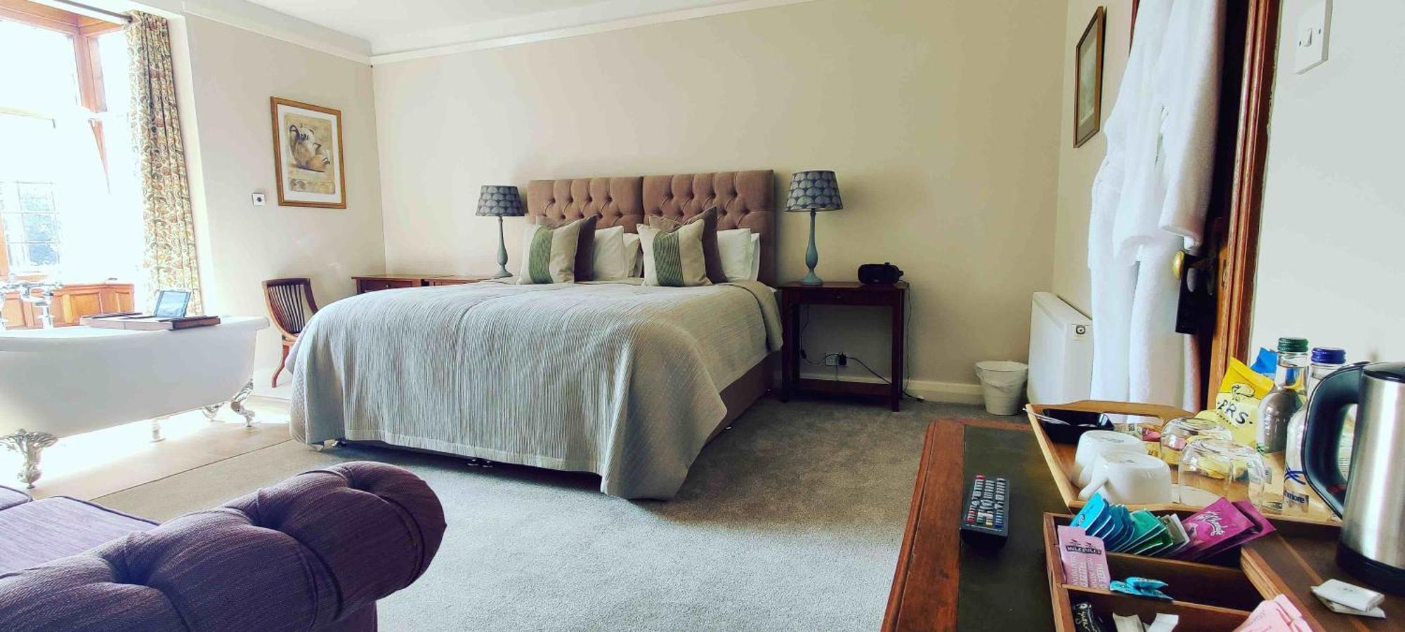 Luxury Bed And Breakfast At Bossington Hall In Exmoor, Somerset Порлок Стая снимка